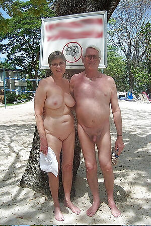 older couple love posing nude