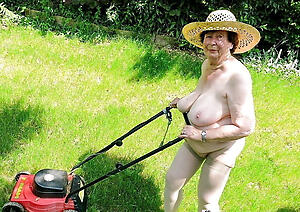 granny in the buff outdoors