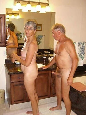 hot cut down on of older couple