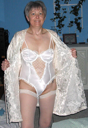 lingerie senior women love posing