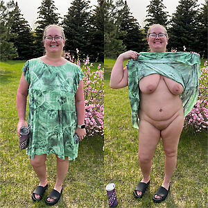 sexy granny dressed undressed homemade picture