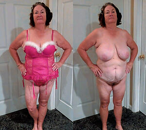 sexy dressed up hither undress granny homemade picture