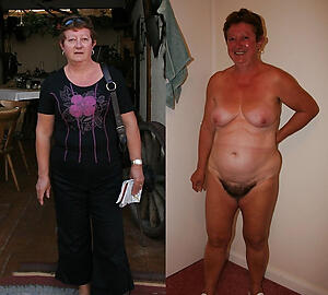 motion picture roughly dressed vs bare-ass older woman