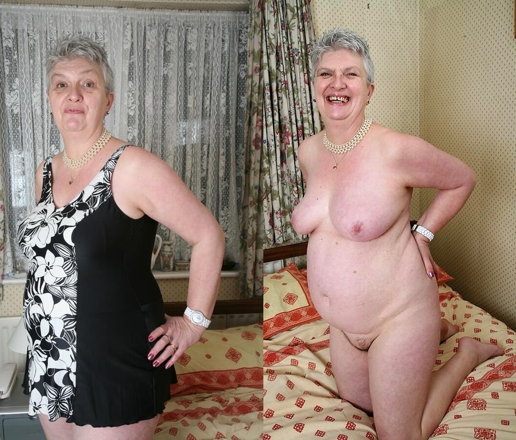 Nude Granny Dressed Undressed Olderwomennaked Com