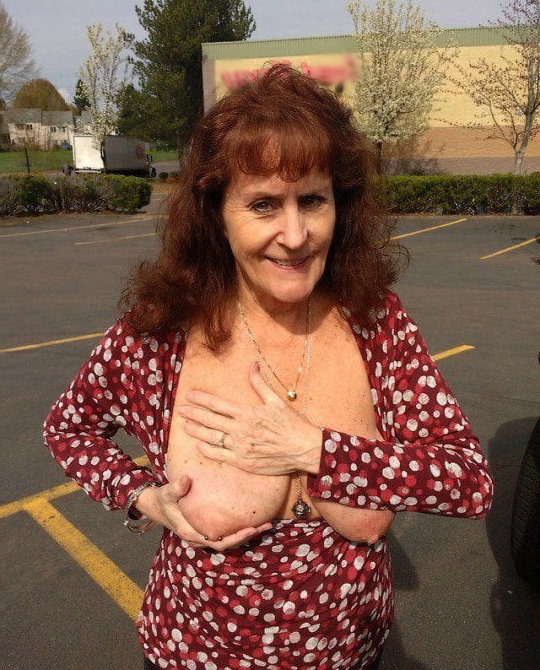 Saggy old granny tits amate picture